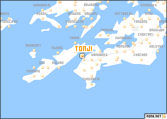 map of Tonji