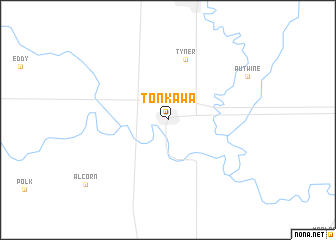 map of Tonkawa