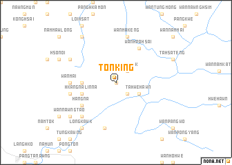 map of Tonking