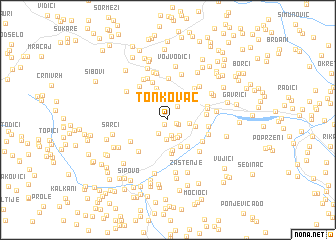 map of Tonkovac