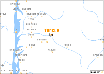 map of Tonkwe