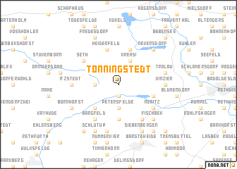 map of Tönningstedt