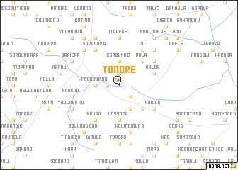 map of Tonore