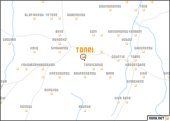 map of Tonri