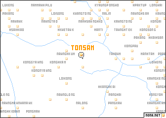 map of Tonsam