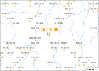 map of Tontaina