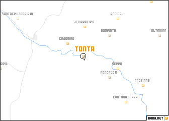 map of Tonta