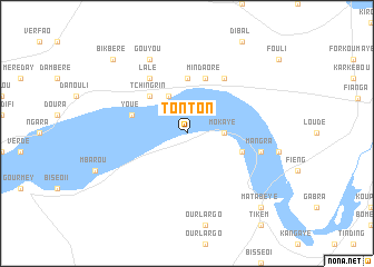 map of Tonton