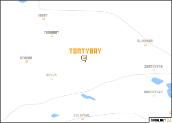 map of Tontybay