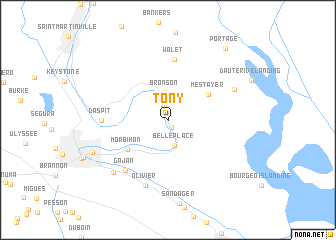 map of Tony