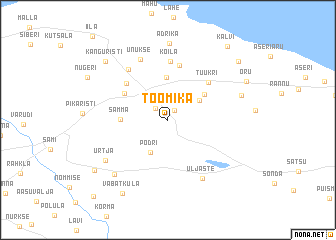 map of Toomika
