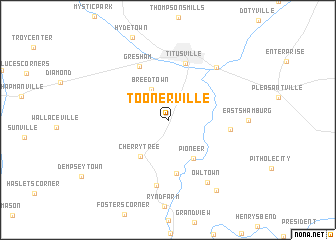 map of Toonerville