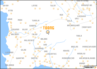 map of Toong