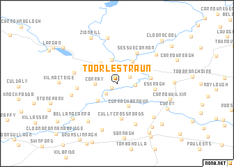 map of Toorlestraun