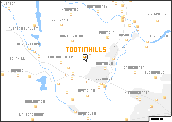 map of Tootin\