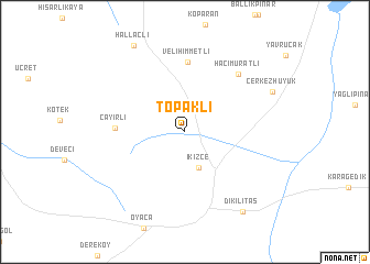 map of Topaklı