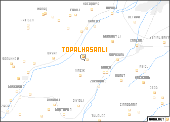 map of Topalhǝsǝnli