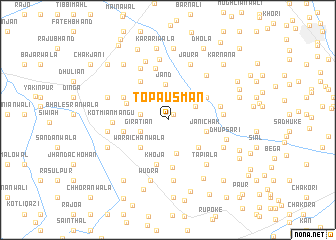 map of Topa Usmān