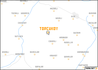 map of Topçuköy