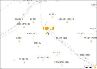 map of Topçu