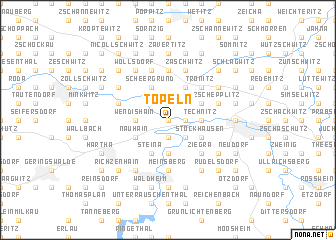 map of Töpeln