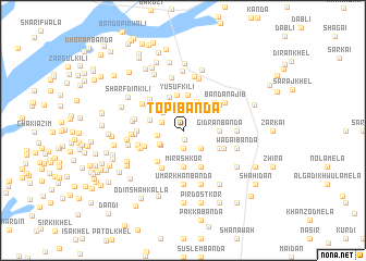 map of Topi Bānda