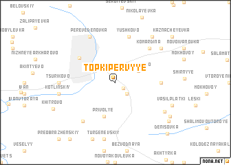 map of Topki Pervyye