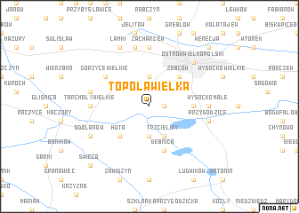 map of Topola Wielka