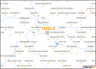 map of Topola