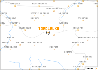 map of Topolëvka