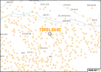 map of Topolovac