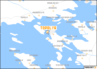 map of Topolya