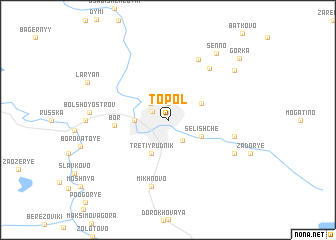 map of Topol\