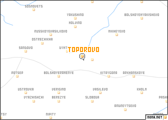 map of Toporovo