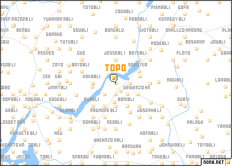 map of Topo