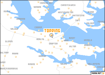 map of Topping