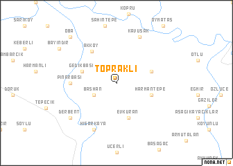 map of Topraklı