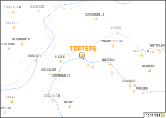 map of Toptepe