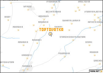 map of Toptovatka