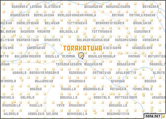 map of Torakatuwa