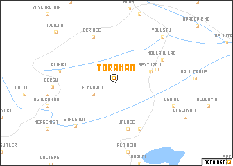 map of Toraman