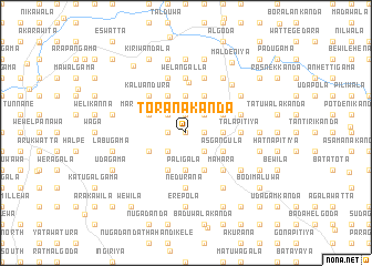 map of Toranakanda
