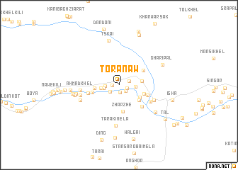 map of Toranaw
