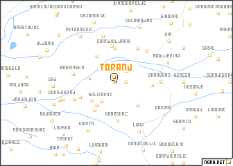 map of Toranj