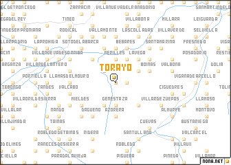 map of Torayo