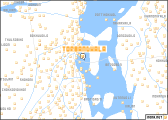 map of Torbandwāla