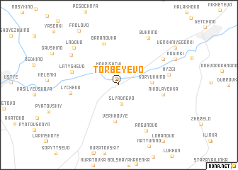 map of Torbeyevo
