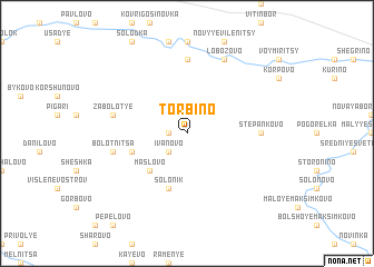map of Torbino