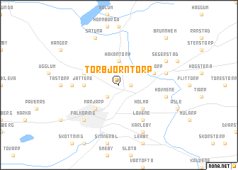 map of Torbjörntorp