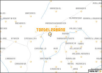 map of Tordelrábano